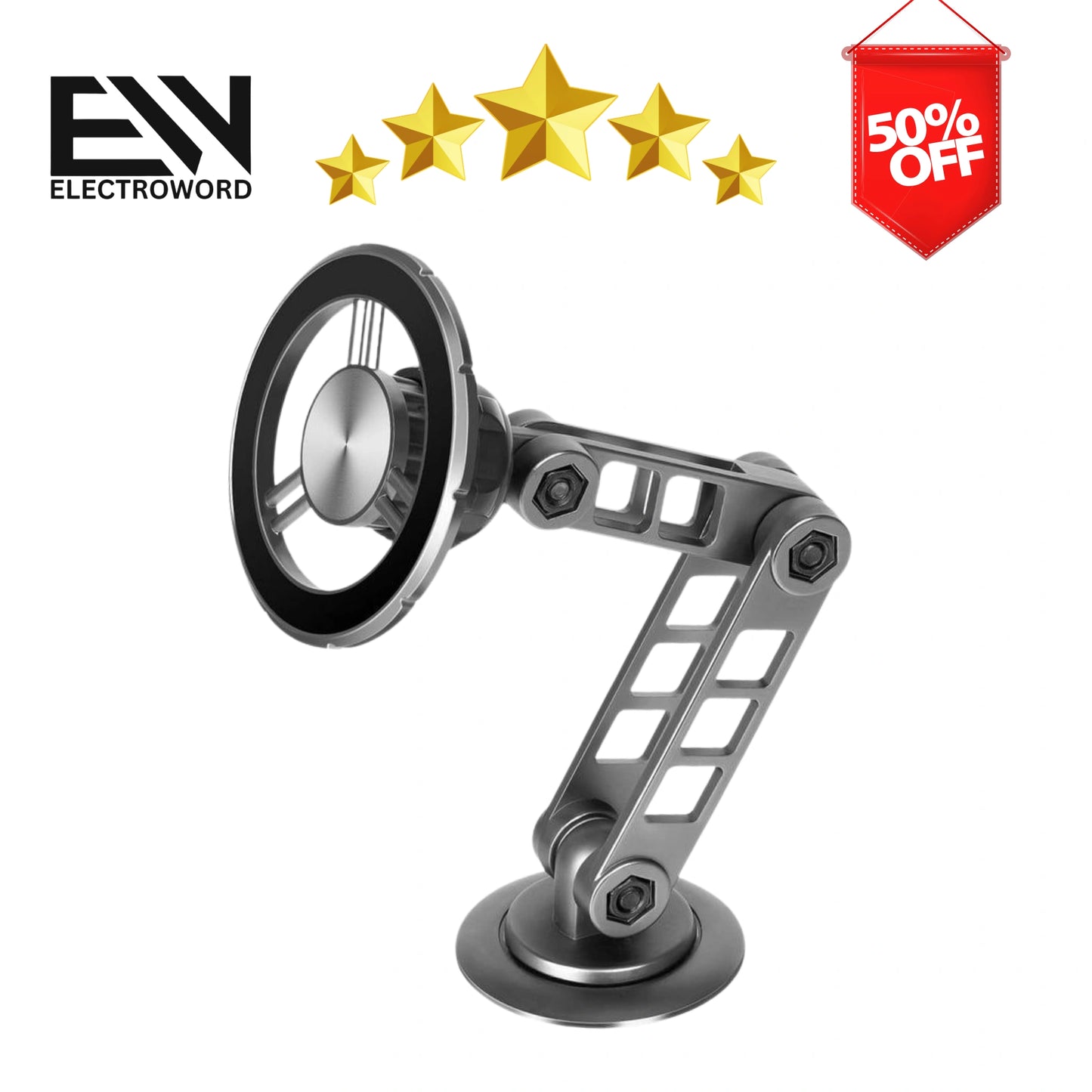 حامل الهاتف المعدني 360 درجة - ⭐⭐⭐⭐⭐
